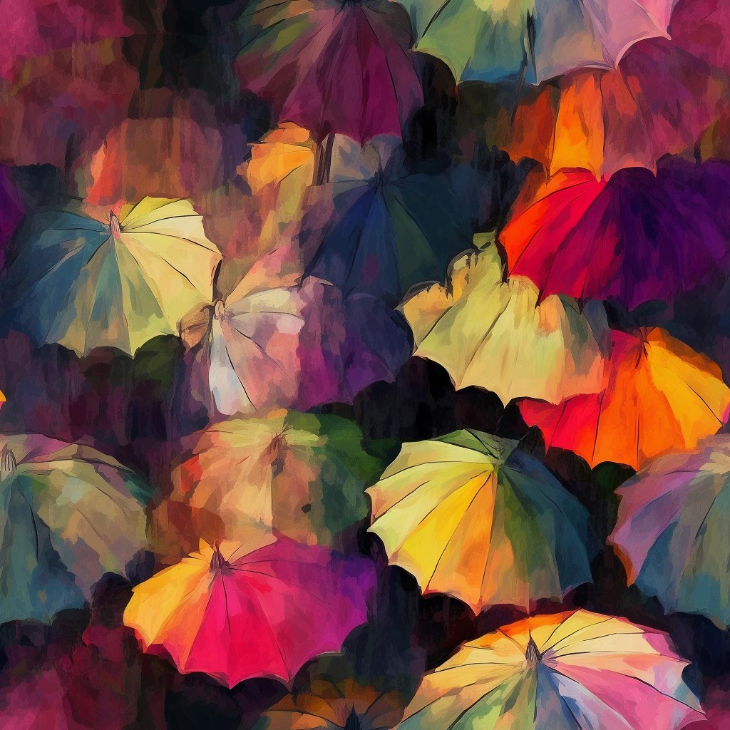 Claude Monet-Inspired Umbrellas 2 | The Moxy Collection