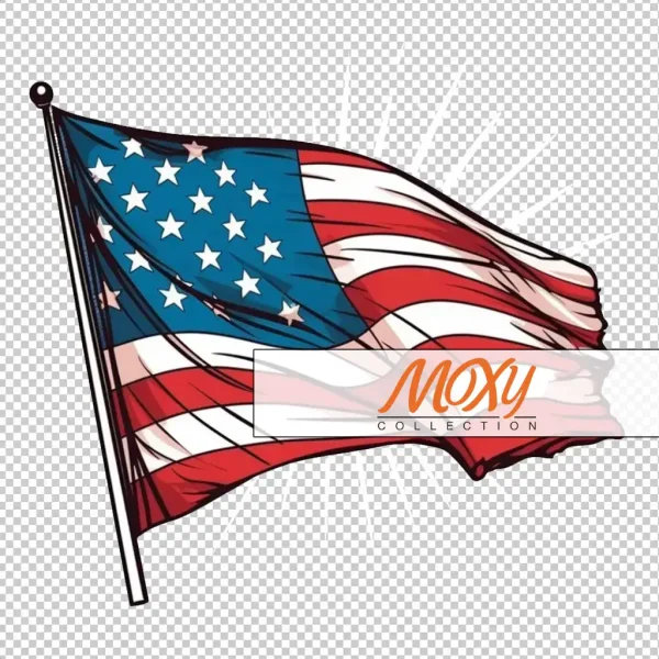 Stars and Stripes Forever: American Flag Design 02