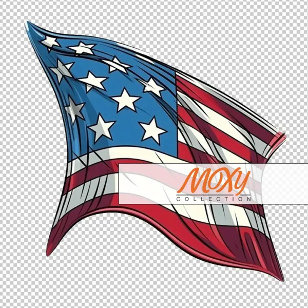 Stars and Stripes Forever: American Flag Design 03