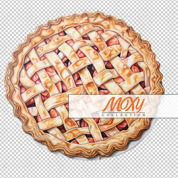 Sweet Comfort: Rustic Apple Pie Design 01