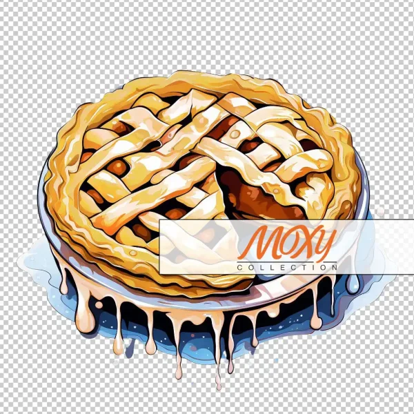 Sweet Comfort: Rustic Apple Pie Design 09