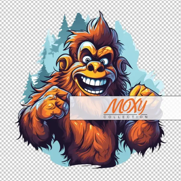 Mythical Encounter: Bigfoot Theme Design 04