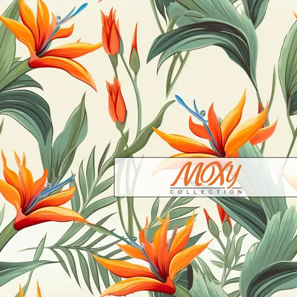 Exotic Elegance: Bird of Paradise Design 06