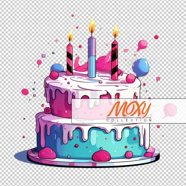 Celebrate in Style: Festive Birthday Cake Design 12