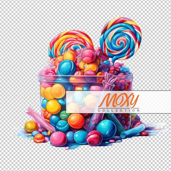 Candy Wonderland: Sugary Candy Design 04