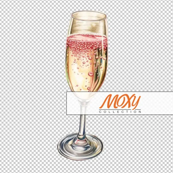 Festive Bubbles - New Year Champagne Design 03