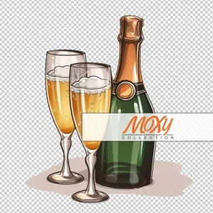 Champagne Cutouts