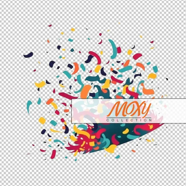 Festive Frenzy: New Year's Eve Confetti Design 01