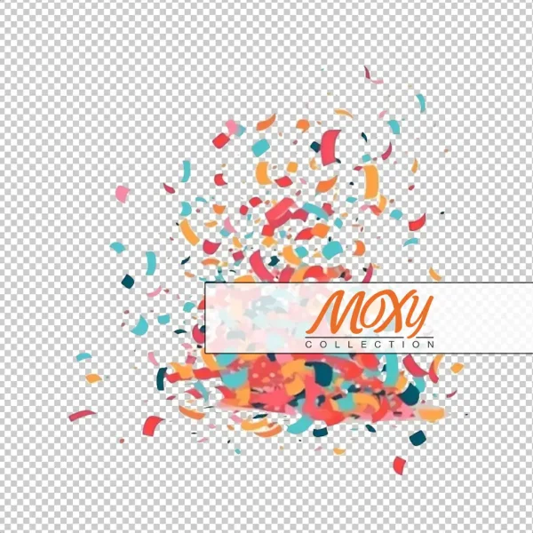 Festive Frenzy: New Year's Eve Confetti Design 03