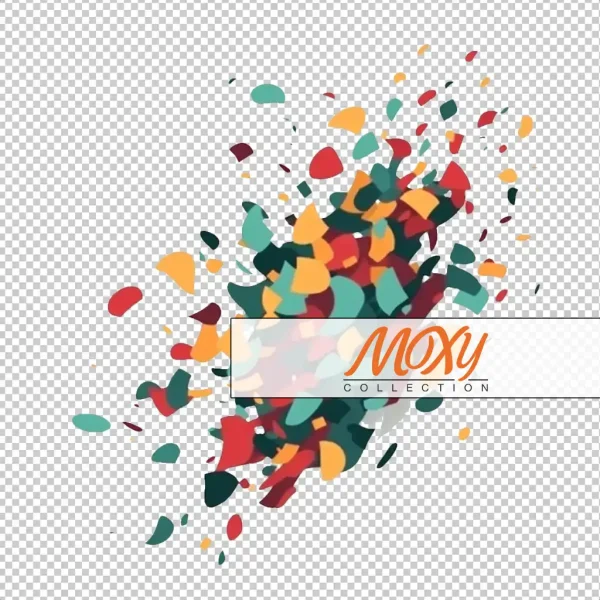 Festive Frenzy: New Year's Eve Confetti Design 04