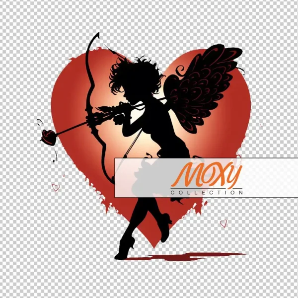 Love's Messenger: Transparent Cupid Design 01