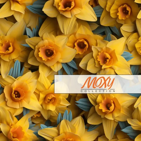 Springtime Symphony: Seamless Daffodil Blooms 14