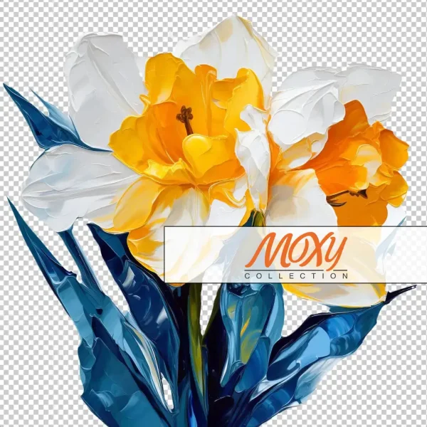 Golden Bloom: Dazzling Daffodil Design 05