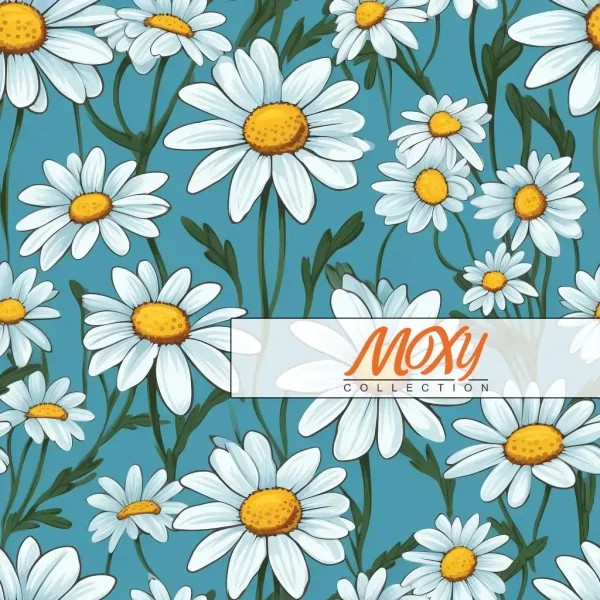 Daisy Delight: A Repeating Floral Design 04