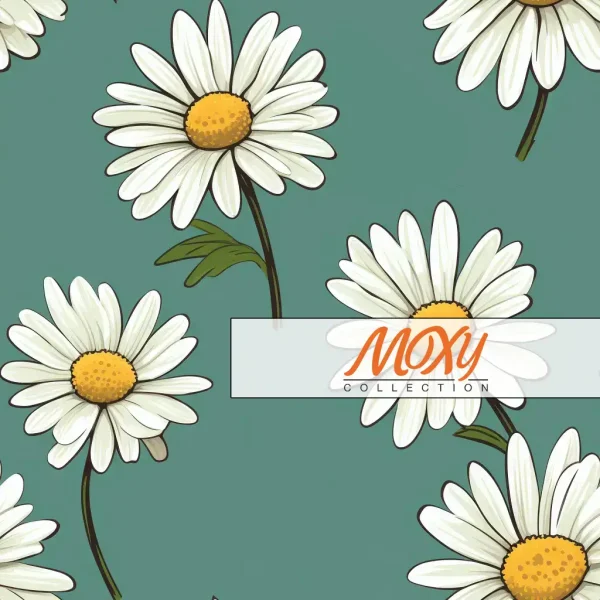 Daisy Delight: A Repeating Floral Design 06