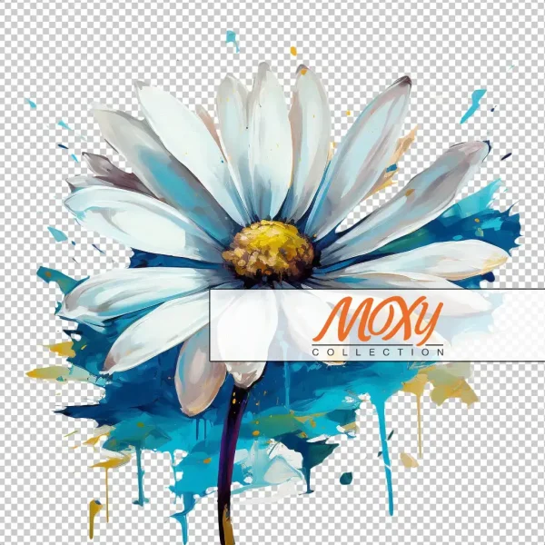 Nature's Smile: Charming Daisy Graphics 03