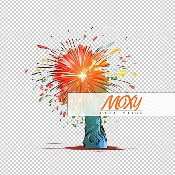 New Year's Blaze - Explosive Fireworks Design 04