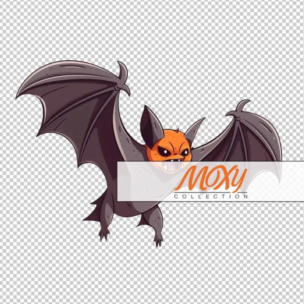 Midnight Swoop - Halloween Bat Graphic 02