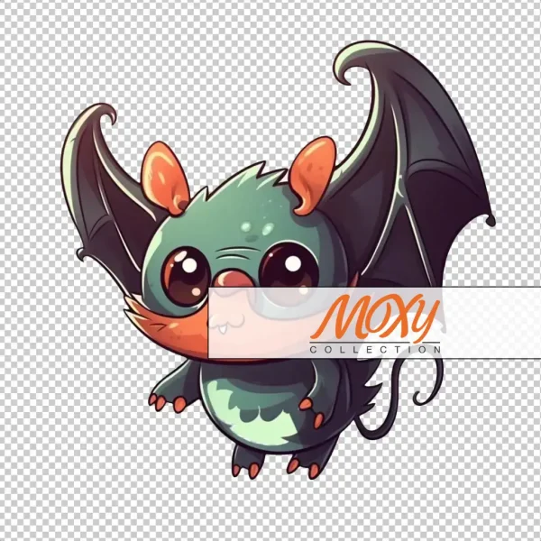 Midnight Swoop - Halloween Bat Graphic 04