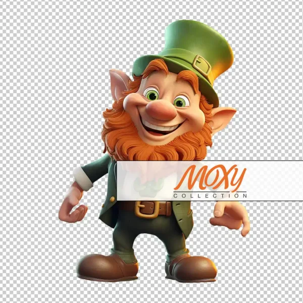 Irish Charm - Playful Leprechaun Design 01