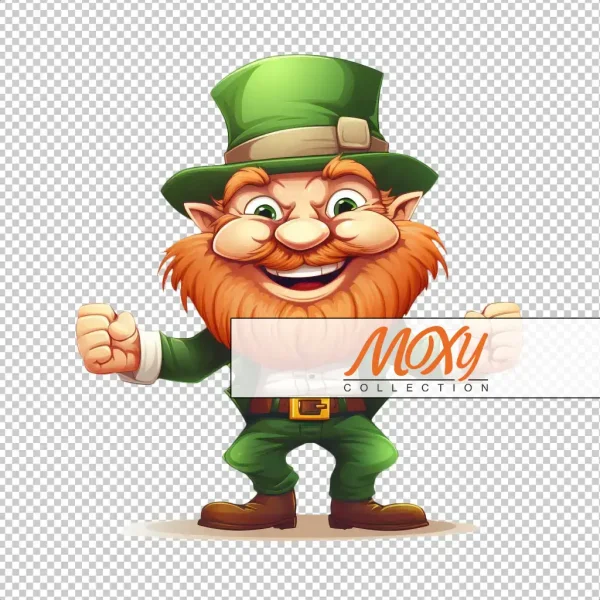 Irish Charm - Playful Leprechaun Design 05