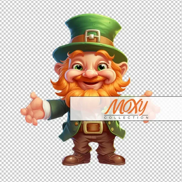 Irish Charm - Playful Leprechaun Design 06