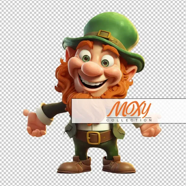 Irish Charm - Playful Leprechaun Design 07