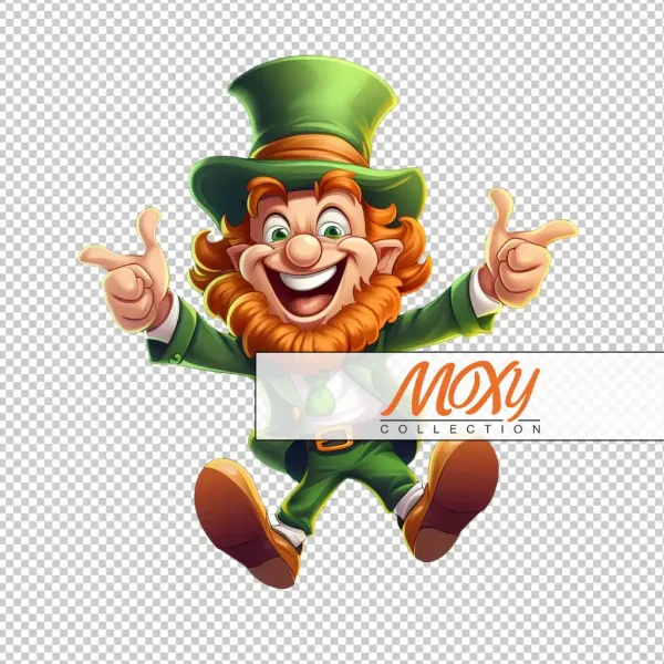 Irish Charm - Playful Leprechaun Design 08