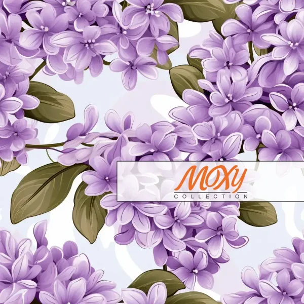 Spring's Fragrance: A Repeating Lilac Design 03