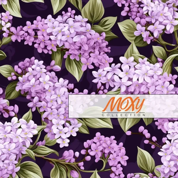 Spring's Fragrance: A Repeating Lilac Design 05