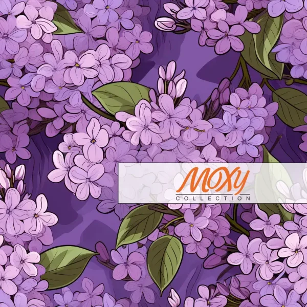 Spring's Fragrance: A Repeating Lilac Design 06