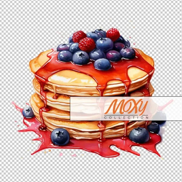 Golden Stack: Scrumptious Pancake Design 04