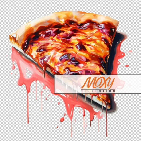 Slice of Heaven: Artistic Pizza Design 02