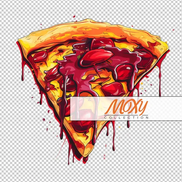 Slice of Heaven: Artistic Pizza Design 03