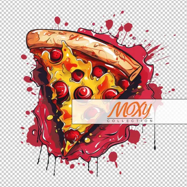 Slice of Heaven: Artistic Pizza Design 04