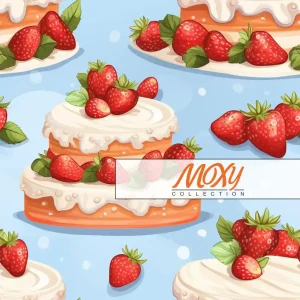 Seamless Strawberry Shortcake