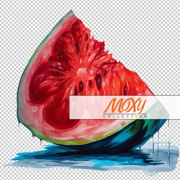 Melon Mania: Vibrant Watermelon Design 05