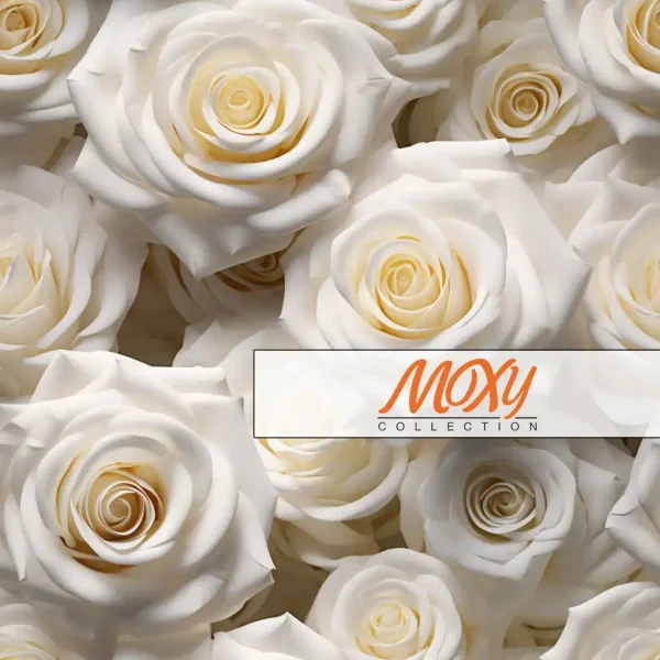 Ivory Petals: Seamless White Roses 8