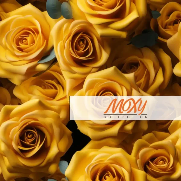 Sunny Smiles: Seamless Yellow Rose Pattern 8